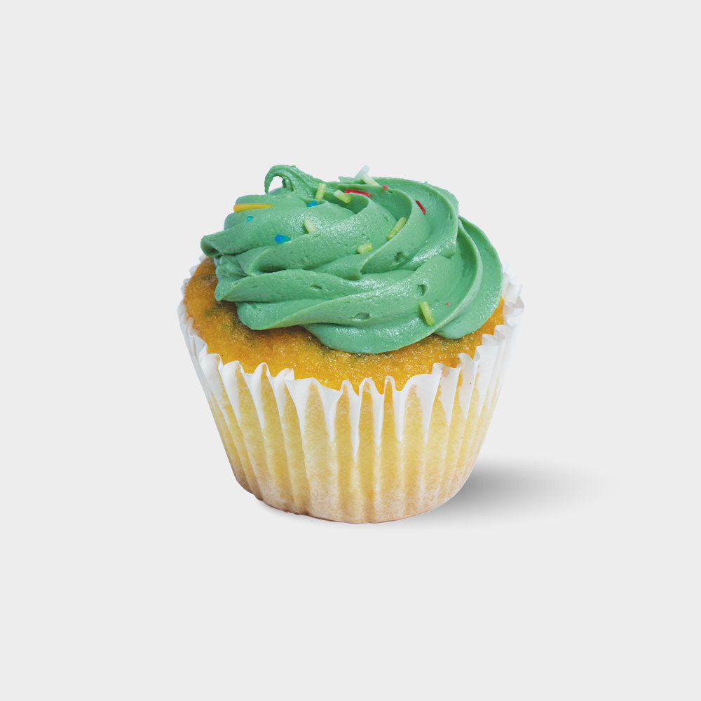 Vanilla (Green) Cupcake (x12)