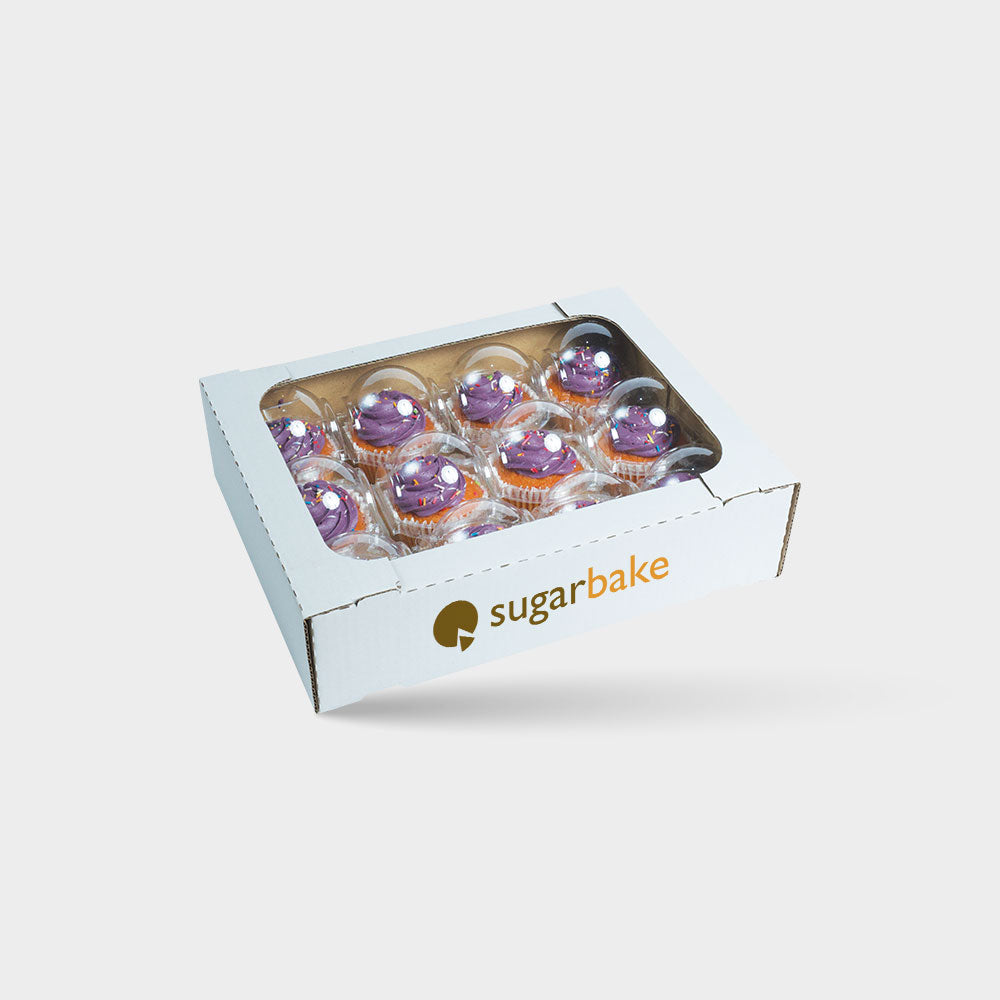 Vanilla (Purple) Cupcake (x12)